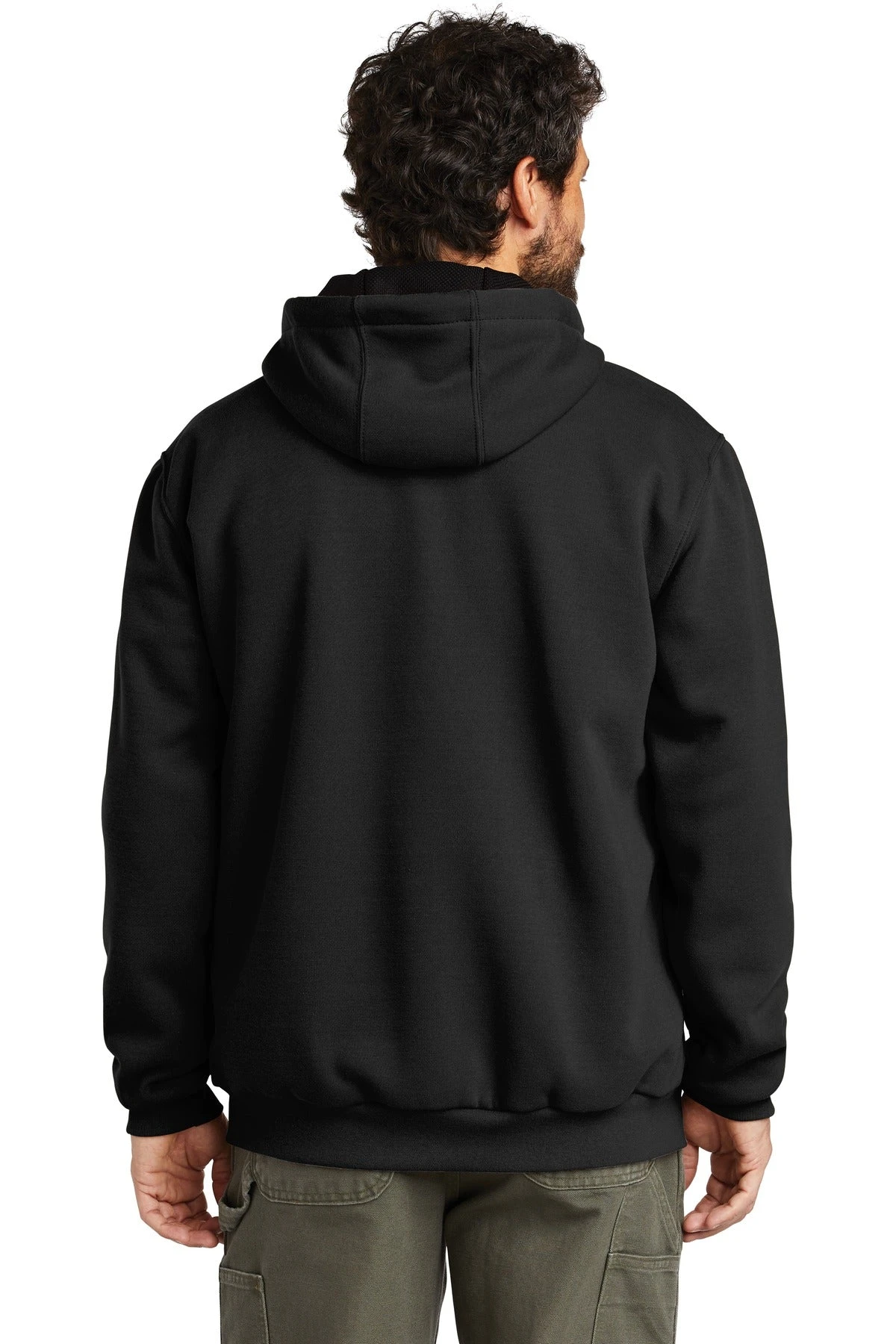 Carhartt Men's Rain Defender Rutland Thermal-Lined Hooded Zip-Front Sweatshirt CT100632 15 Carhartt Men's Rain Defender Rutland Thermal-Lined Hooded Zip-Front Sweatshirt CT100632 - Image 15
