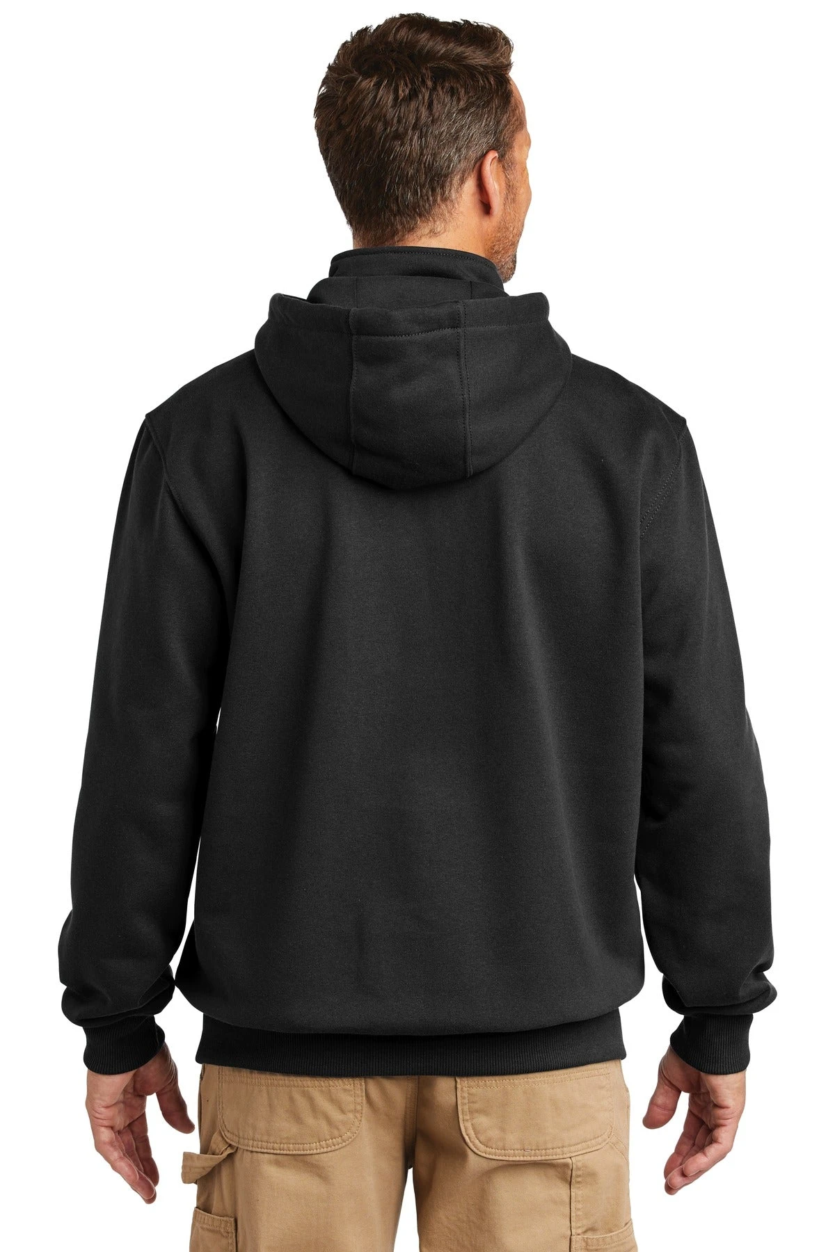 Carhartt Men's Rain Defender Paxton Heavyweight Hooded Zip Mock Sweatshirt CT100617 11 Carhartt Men's Rain Defender Paxton Heavyweight Hooded Zip Mock Sweatshirt CT100617 - Image 11