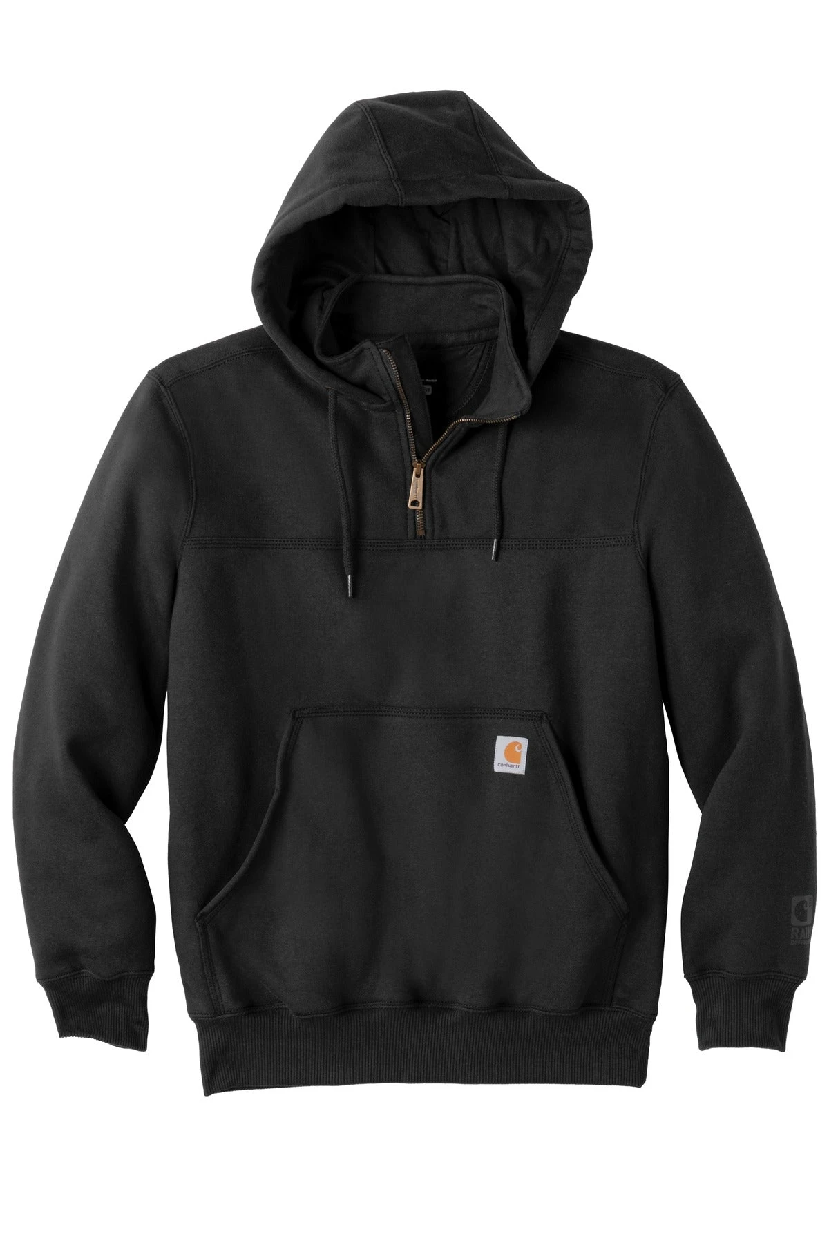 Carhartt Men's Rain Defender Paxton Heavyweight Hooded Zip Mock Sweatshirt CT100617 12 Carhartt Men's Rain Defender Paxton Heavyweight Hooded Zip Mock Sweatshirt CT100617 - Image 12