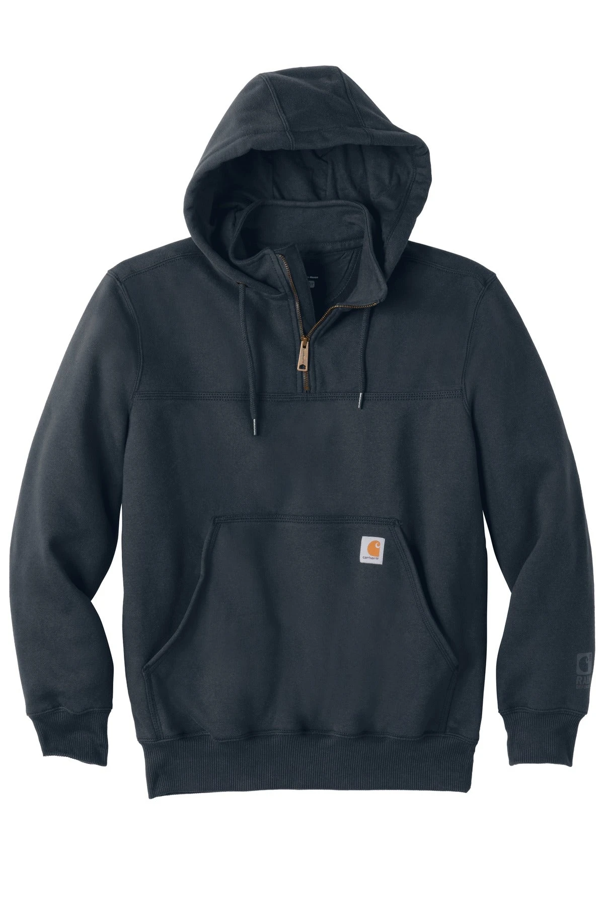 Carhartt Men's Rain Defender Paxton Heavyweight Hooded Zip Mock Sweatshirt CT100617 8 Carhartt Men's Rain Defender Paxton Heavyweight Hooded Zip Mock Sweatshirt CT100617 - Image 8