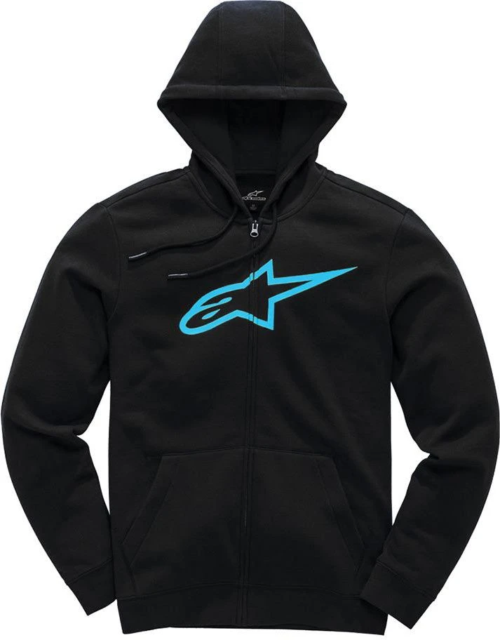 Alpinestars Ageless II Sweatshirt Black/Turquoise 1 Alpinestars Ageless II Sweatshirt Black/Turquoise
