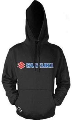 Factory Effex Suzuki Logo Pullover Hoodie Sweatshirt Black