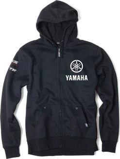 Factory Effex Yamaha Tuning Fork Zip Hoodie Sweatshirt Black