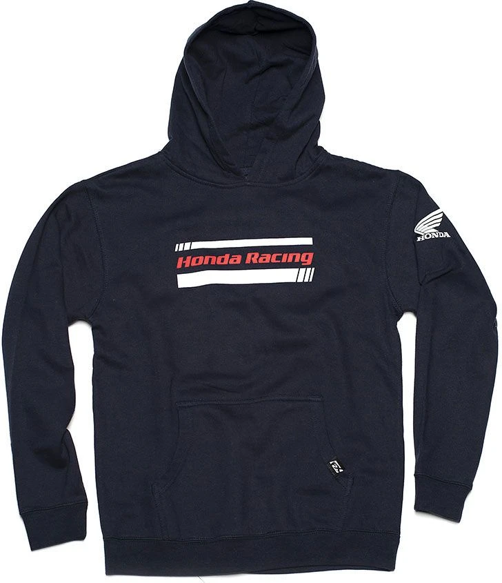 Factory Effex Honda Stripes Youth Pullover Sweatshirt Navy 1 Factory Effex Honda Stripes Youth Pullover Sweatshirt Navy