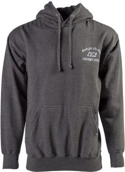 Factory Effex Anthem Zip Up Sweatshirt Charcoal Heather