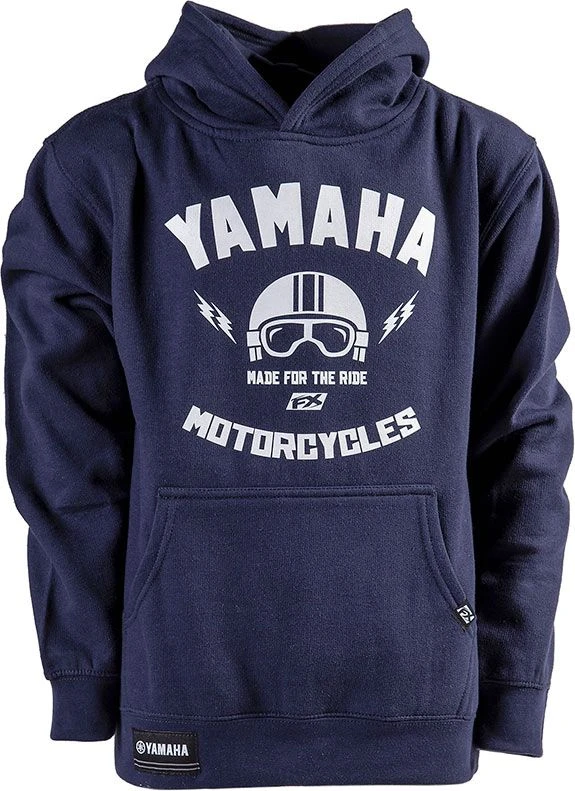 Factory Effex Yamaha Helmet Youth Pullover Sweatshirt Navy 1 Factory Effex Yamaha Helmet Youth Pullover Sweatshirt Navy