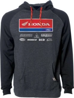 Factory Effex Honda 2021 Racewear Pullover Sweatshirt Charcoal/Black