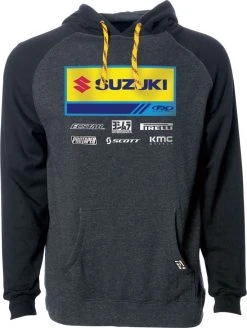 Factory Effex Suzuki 2021 Pullover Sweatshirt Charcoal/Black