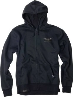Factory Effex Gold Wing Icon Zip-Up Sweatshirt Black