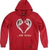 FMF Love This Sound Zip Sweatshirt Red