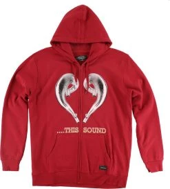 FMF Love This Sound Zip Sweatshirt Red