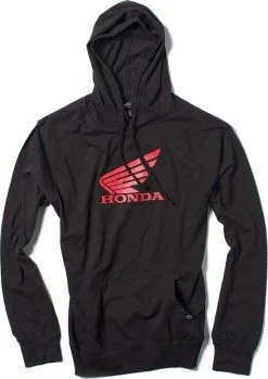 Factory FX Honda Wing Pullover Lightweight Sweatshirt Black