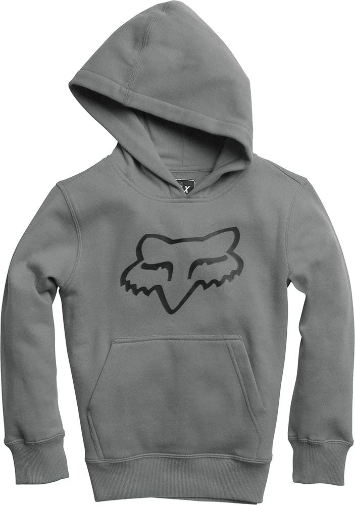 Fox Racing Legacy Youth Pullover Sweatshirt Heather Graphite 1 Fox Racing Legacy Youth Pullover Sweatshirt Heather Graphite