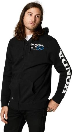 Fox Racing Honda Zip Sweatshirt Black -Carhartt Online 5175010 3