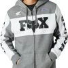 Fox Racing Honda 2022 Zip Sweatshirt Heather Graphite
