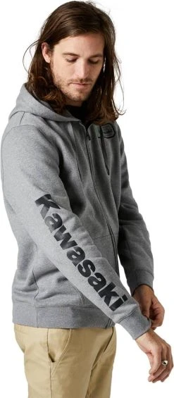 Fox Racing Kawi Zip Sweatshirt Heather Graphite -Carhartt Online 5175039 3