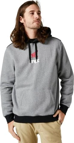 Fox Racing Honda Wing 2022 Pullover Sweatshirt Heather Graphite