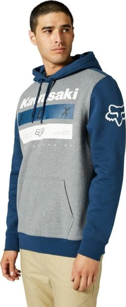 Fox Racing Kawi Stripes Pullover Sweatshirt Dark Indigo -Carhartt Online 5175042 3