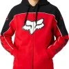 Fox Racing Dvide Zip Sweatshirt Flame Red