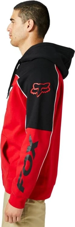 Fox Racing Dvide Zip Sweatshirt Flame Red -Carhartt Online 5175047 4