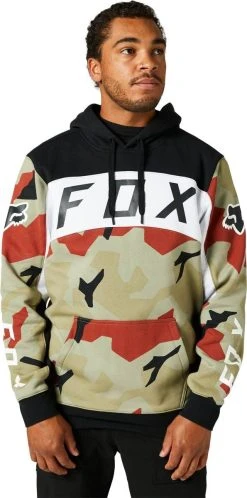 Fox Racing BNKR Pullover Sweatshirt Green Camo