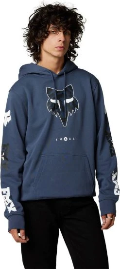 Fox Racing Nuklr Head Pullover Sweatshirt Deep Cobalt
