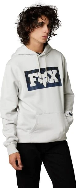 Fox Racing Nuklr Pullover Sweatshirt Light Gray
