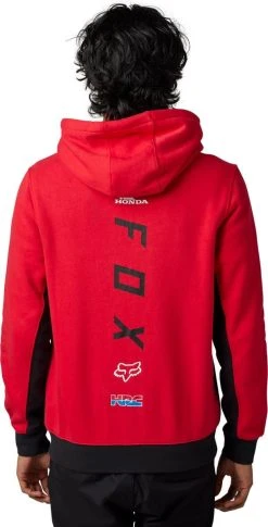 Fox Racing X Honda 2023 Zip Up Sweatshirt Flame Red -Carhartt Online 5175093 3