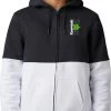 Fox Racing X Kawasaki 2023 Zip Up Sweatshirt Black/White