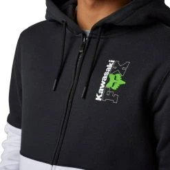 Fox Racing X Kawasaki 2023 Zip Up Sweatshirt Black/White -Carhartt Online 5175095 4
