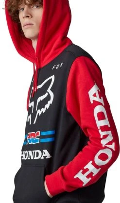 Fox Racing X Honda 2023 Pullover Sweatshirt Flame Red -Carhartt Online 5175098 4