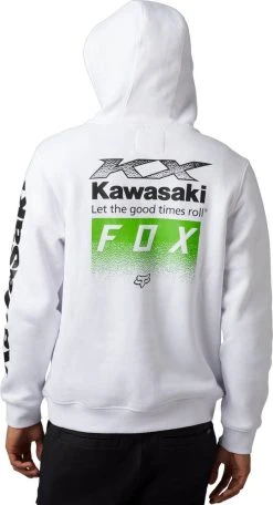 Fox Racing X Kawasaki Pullover Sweatshirt White -Carhartt Online 5175099 4