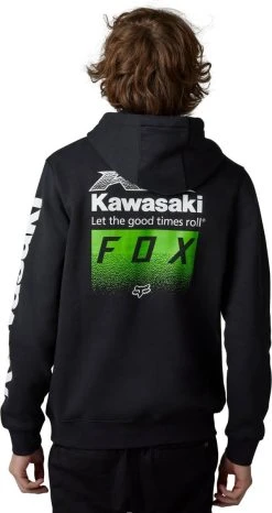Fox Racing X Kawasaki Pullover Sweatshirt Black -Carhartt Online 5175100 3