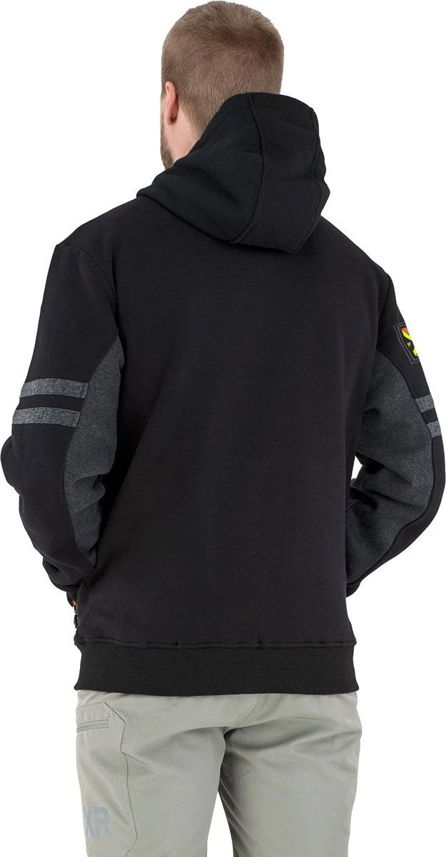 FXR Ride Zip-Up Hoodie Sweatshirt Black/Inferno 2 FXR Ride Zip-Up Hoodie Sweatshirt Black/Inferno - Image 2