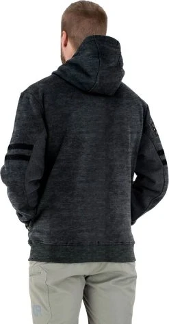 Alternative view of FXR Ride Zip-Up Hoodie Sweatshirt Heather Charcoal/Black