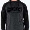 FXR Trainer Lite Tech Pullover Hoodie Sweatshirt Heather Charcoal/Black