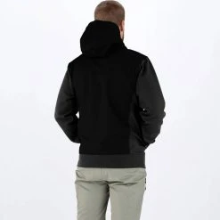 Alternative view of FXR Task Zip-Up Sweatshirt Char Heather/Black