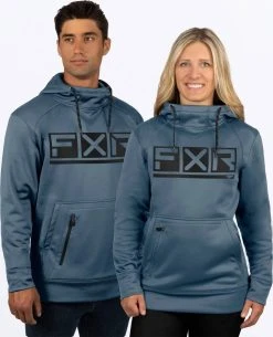 FXR Race Podium Tech Pullover Hoodie Sweatshirt Steel/Black
