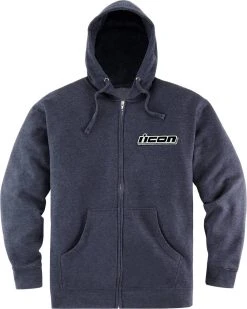 Icon Redoodle Zip Hoody Sweatshirt Navy Heather