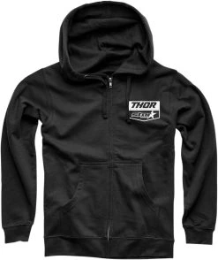 Thor Star Racing Chevron Zip-up Sweatshirt Black