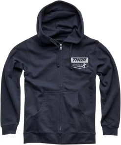 Thor Star Racing Chevron Zip-up Sweatshirt Navy