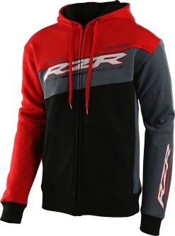 Troy Lee Designs Zip Up Sweatshirt Polaris RZR Black/Red