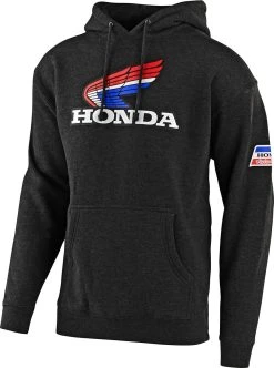 Troy Lee Designs Honda Retro Victory Wing Sweatshirt Charcoal Heather