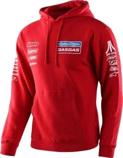 Troy Lee Designs Gas Gas Team Pullover Sweatshirt Red