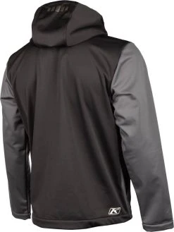 Alternative view of Klim Transition Zip-Up Sweatshirt Black/Asphalt