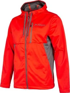 Klim Transition Zip-Up Sweatshirt High Risk Red/Asphalt