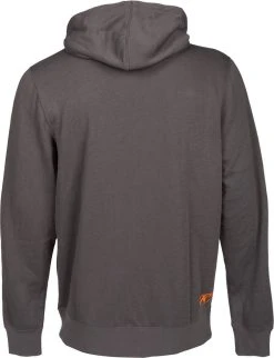 Alternative view of Klim Shadow Zip-Up Sweatshirt Asphalt/Strike Orange
