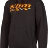 Klim Race Spec Hoodie Sweatshirt Black/Strike Orange