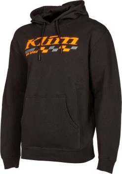 Klim Race Spec Hoodie Sweatshirt Black/Strike Orange