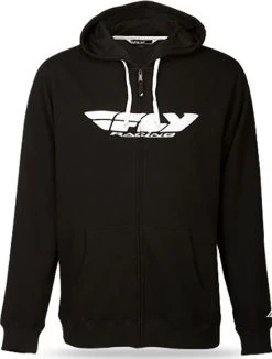 Fly Racing Corporate Zip Up Sweatshirt Black